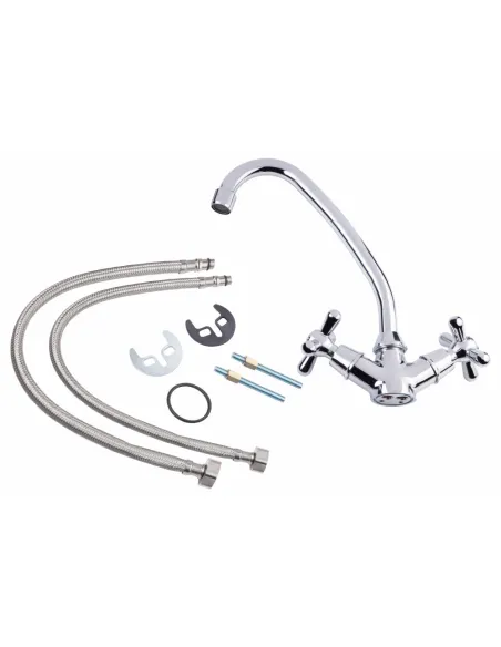 Смеситель для кухни Lidz CRM Dominox 15 272-1 шпилька - 6