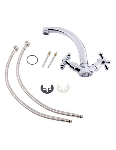 Смеситель для кухни Lidz CRM Dominox 15 272-2 шпилька - 5