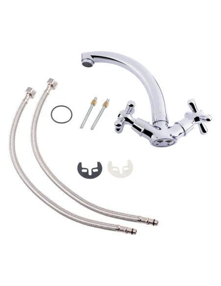 Смеситель для кухни Lidz CRM Dominox 15 272-2 шпилька - 5