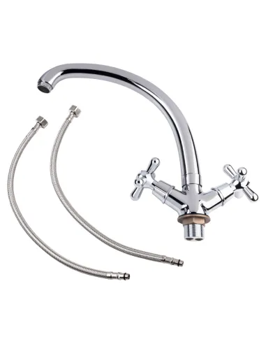 Смеситель для кухни Lidz CRM Dominox 15 272F-3 на гайке - 6