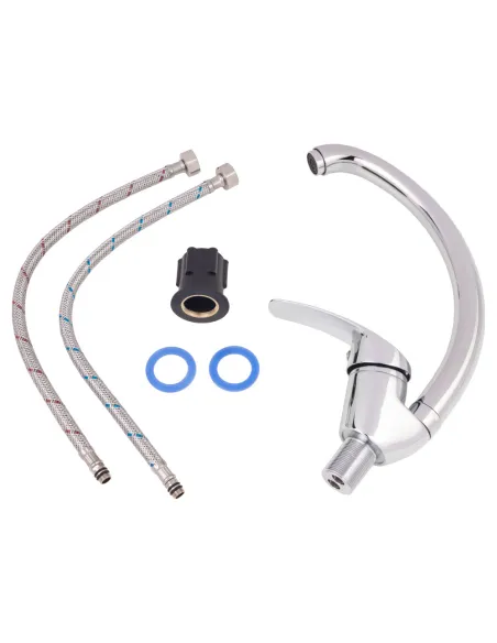 Смеситель для кухни Lidz CRM Mars 81 008F-3, на гайке - 6