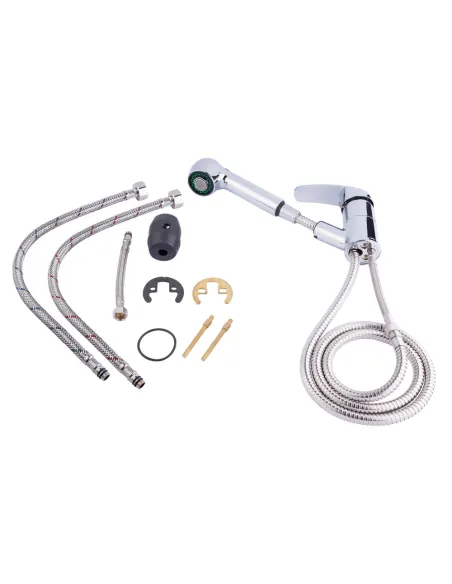  Змішувач для кухні з висувним виливом Lidz CRM Mars 81 011 на гайці - 6