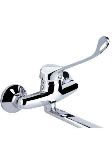 Змішувач для кухні Lidz CRM Watt 83009, настінний - 3