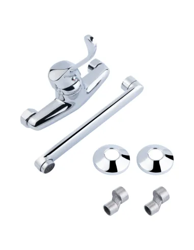 Змішувач для кухні Lidz CRM Watt 83009, настінний - 5