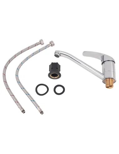 Смеситель для кухни Lidz CRM Mars 81 003 00, на гайке - 6