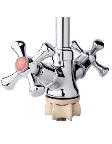 Смеситель для кухни с рефлекторным изливом Lidz CRM 75 21 271F-4 на гайке  - 3