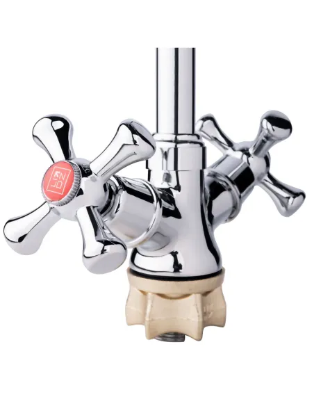 Смеситель для кухни с рефлекторным изливом Lidz CRM 75 21 271F-4 на гайке  - 3