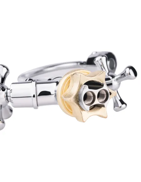 Смеситель для кухни с рефлекторным изливом Lidz CRM 75 21 271F-4 на гайке  - 4