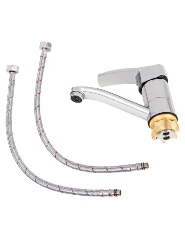 Змішувач для кухні Lidz CRM 41 86 003M на гайці. - 6