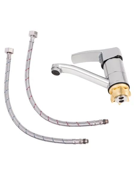 Змішувач для кухні Lidz CRM 41 86 003M на гайці. - 6