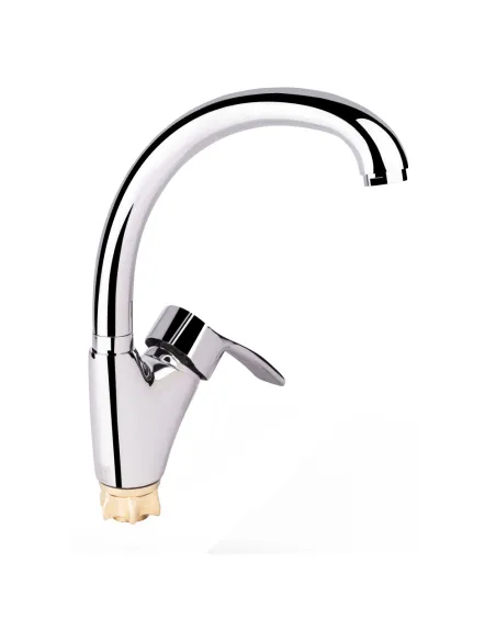 Змішувач для кухні Lidz CRM 20 4901103, на гайці - 1