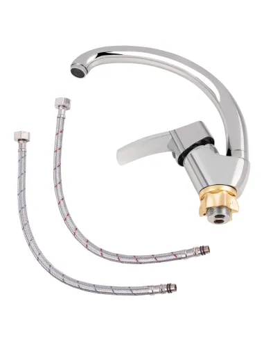 Смеситель для кухни Lidz CRM 20 49 008 04, на гайке - 6