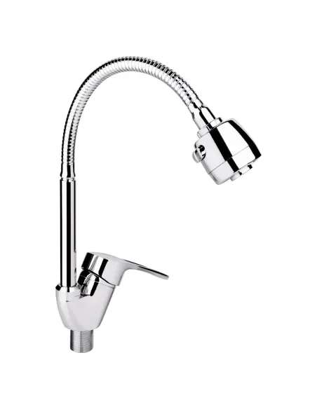 Смеситель для кухни с рефлекторним изливом Lidz CRM 22 40 008 04 на гайке - 1