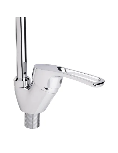 Смеситель для кухни с рефлекторним изливом Lidz CRM 22 40 008 04 на гайке - 3