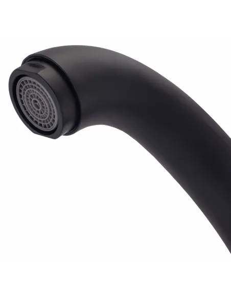 Змішувач для кухні Lidz BLA 14 43 008F-3, чорний, на гайці - 3