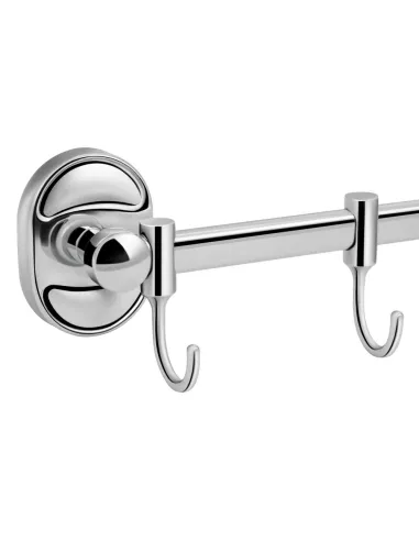 Крючок для полотенец Lidz CRM 114.08.05, планка, 5 крючков - 3