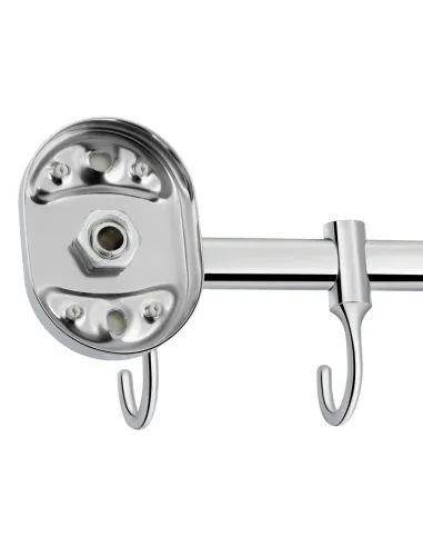 Крючок для полотенец Lidz CRM 114.08.05, планка, 5 крючков - 4