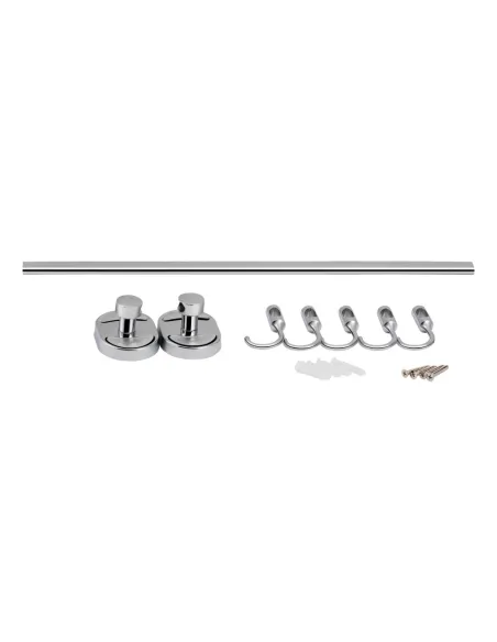 Крючок для полотенец Lidz CRM 114.08.05, планка, 5 крючков - 5