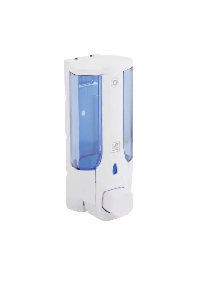 Диспенсер для рідкого мила Lidz PLA 120.01.01, настінний, білий, 380 мл - 1