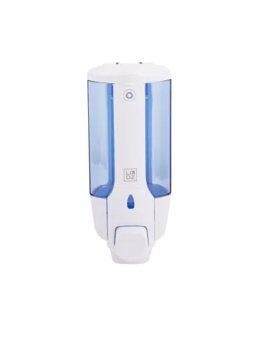 Диспенсер для рідкого мила Lidz PLA 120.01.01, настінний, білий, 380 мл - 3