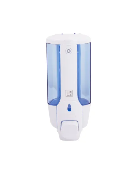 Диспенсер для рідкого мила Lidz PLA 120.01.01, настінний, білий, 380 мл - 3