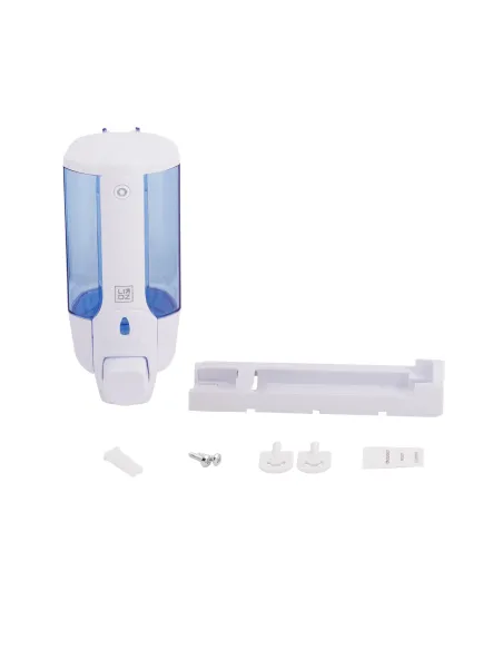 Диспенсер для рідкого мила Lidz PLA 120.01.01, настінний, білий, 380 мл - 7