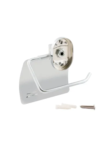 Тримач для туалетного паперу Lidz CRM 114.03.01 з кришкою - 4