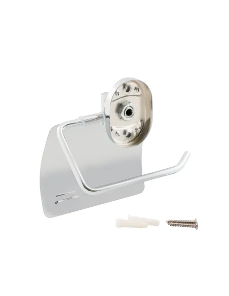 Тримач для туалетного паперу Lidz CRM 114.03.01 з кришкою - 4