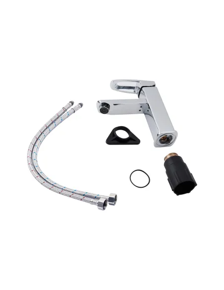 Змішувач для умивальника Lidz CRM 13 33 001F цинк, хром - 3