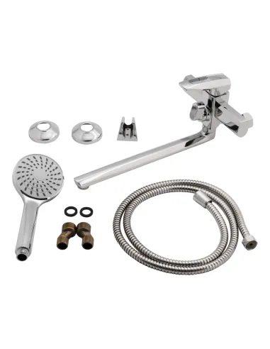 Змішувач для ванни Lidz CRM 13 33 005-1 цинк, хром - 7