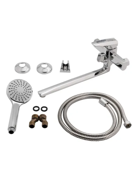 Змішувач для ванни Lidz CRM 13 33 005-1 цинк, хром - 7