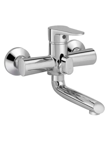 Змішувач для ванни Lidz CRM 14 34 006-1 цинк, хром - 3