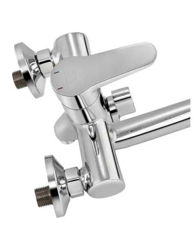Змішувач для ванни Lidz CRM 14 34 006-1 цинк, хром - 5