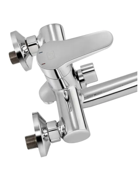 Змішувач для ванни Lidz CRM 14 34 006-1 цинк, хром - 5