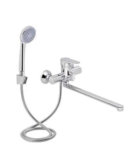 Змішувач для ванни Lidz CRM 14 34 005-1 цинк, хром - 1