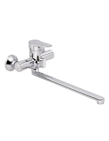 Змішувач для ванни Lidz CRM 14 34 005-1 цинк, хром - 3