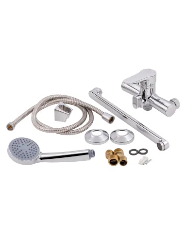 Змішувач для ванни Lidz CRM 14 34 005-1 цинк, хром - 6