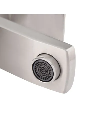 Смеситель для умывальника из нержавеющей стали Lidz NKS 10 30 001F - 4