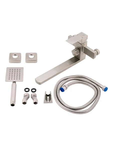 Змішувач для ванни з нержавіючої сталі Lidz NKS 10 30 005-1 - 7