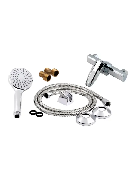 Смеситель для душа Lidz CRM 13 33 010 цинк, хром - 6