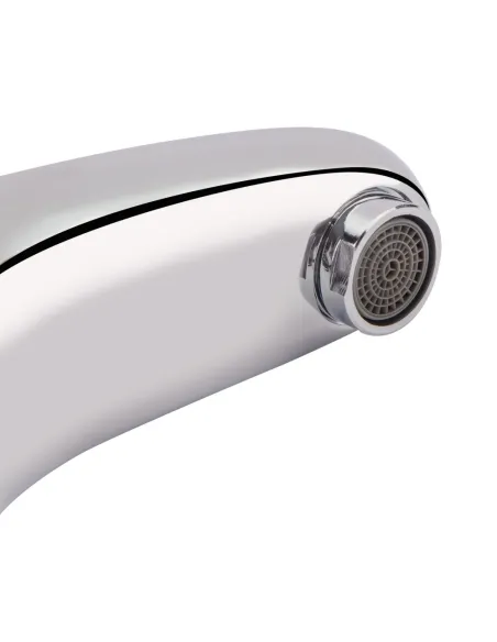 Змішувач сенсорний для умивальника Lidz CRM 90 00 078 00 цинк, хром - 4