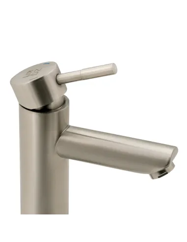 Смеситель для умывальника из нержавеющей стали Lidz NKS 12 32 001F - 3