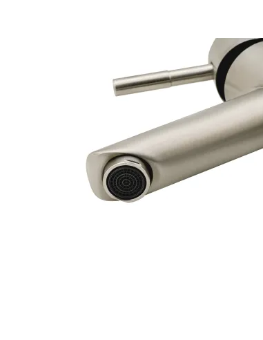 Смеситель для умывальника из нержавеющей стали Lidz NKS 12 32 001F - 4