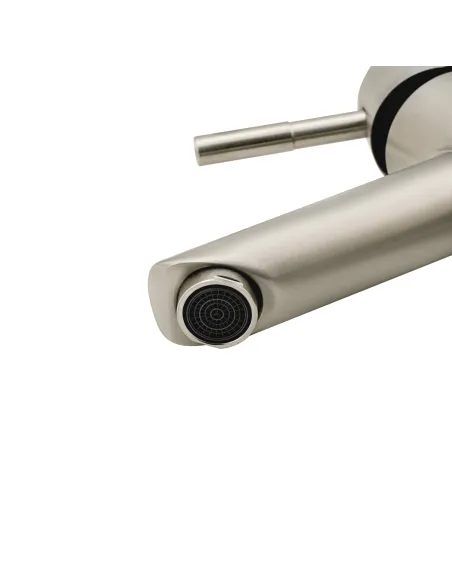 Смеситель для умывальника из нержавеющей стали Lidz NKS 12 32 001F - 4