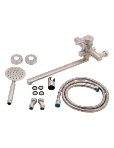 Смеситель для ванны из нержавеющей стали Lidz NKS 12 32 005-1 - 6