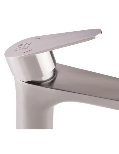 Змішувач для умивальника з нержавіючої сталі Lidz NKS 09 35 001F - 3