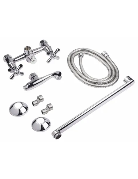 Змішувач для ванни Lidz CRM Dominox 15 140 хром - 5