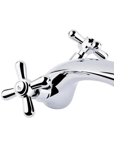 Змішувач для умивальника Lidz CRM Dominox 15 161 латунь, хром - 4