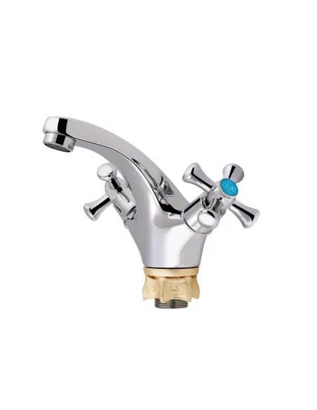 Смеситель для умывальника Lidz CRM 75 21 161F цинк, хром - 3