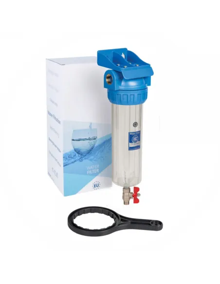 Фильтр-колба Aquafilter FHPR34-3V_R 3/4 дюйма, с краном - 1